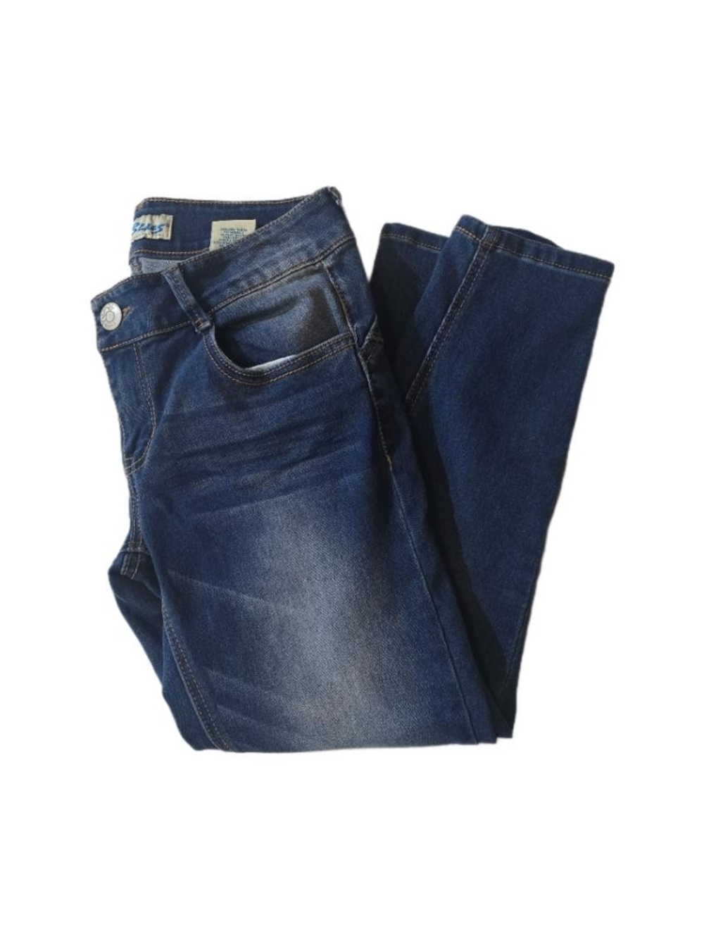 Women's Paris Blues Dark Blue Denim Capri Pants Size 7